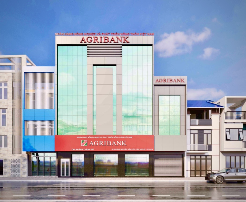 xây dựng LVC - Công trình trụ sở văn phòng Ngân hàng Agribank – Chi nhánh Thành Đô